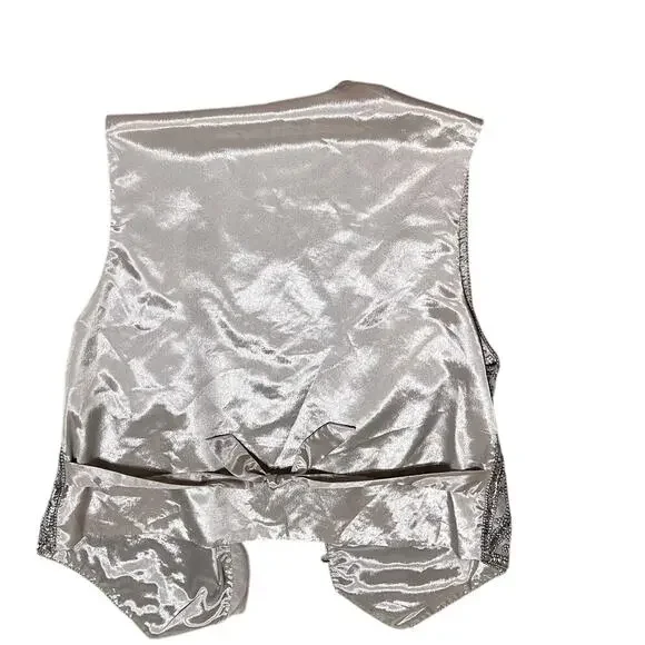 Vintage Silk Embellished Vest - Picture 4 of 4